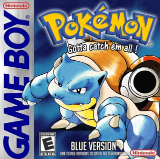 Pokémon Blue Version — обложка