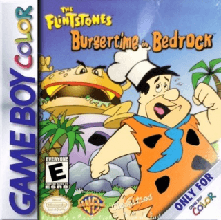 The Flintstones: Burgertime in Bedrock — обложка