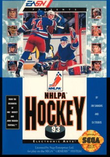 NHLPA Hockey '93 — обложка