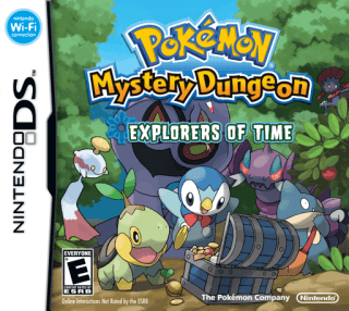 Pokémon Mystery Dungeon: Explorers of Time — обложка