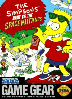 The Simpsons: Bart vs. the Space Mutants — обложка