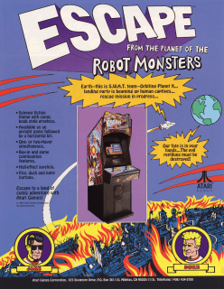 Escape from the Planet of the Robot Monsters — обложка