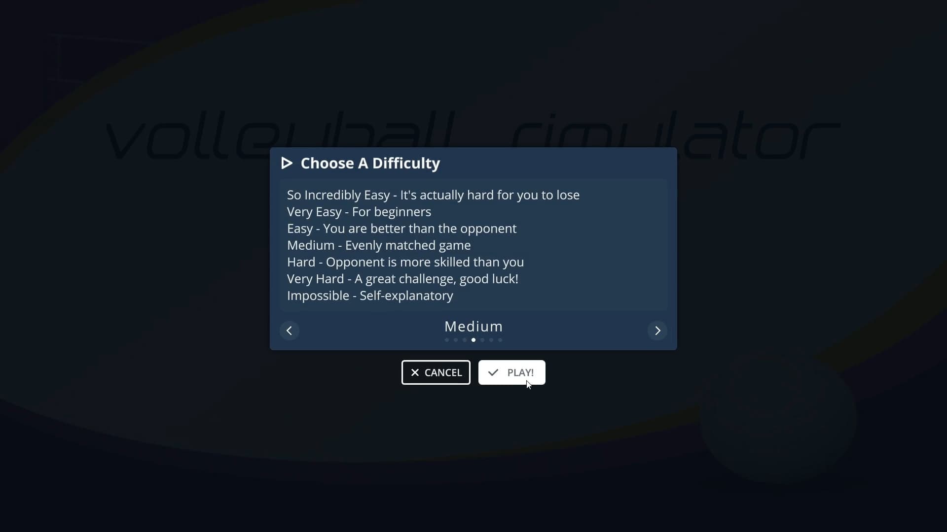 Volleyball Simulator — обложка