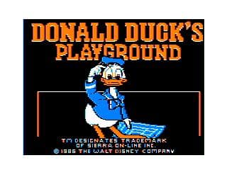 Donald Duck's Playground — обложка