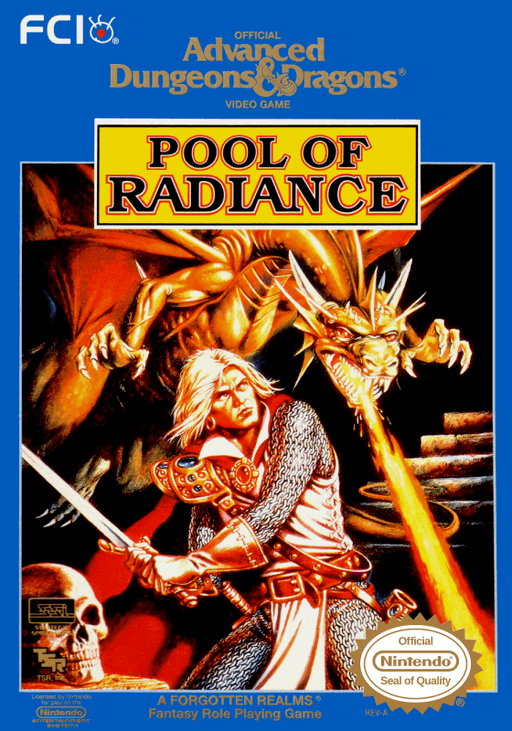Advanced Dungeons & Dragons: Pool of Radiance — обложка