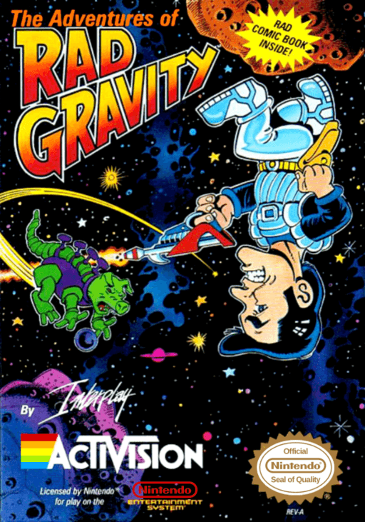 The Adventures of Rad Gravity — обложка