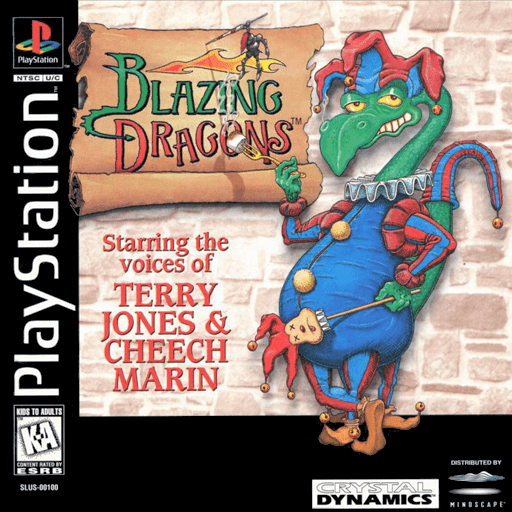 Blazing Dragons — обложка