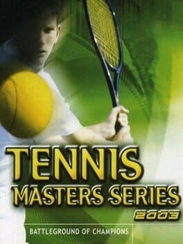 Tennis Masters Series 2003 — обложка
