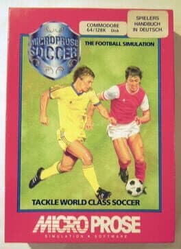 MicroProse Soccer — обложка