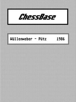 Chessbase 1.0 — обложка