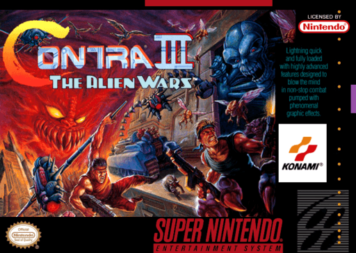 Contra III: The Alien Wars — обложка