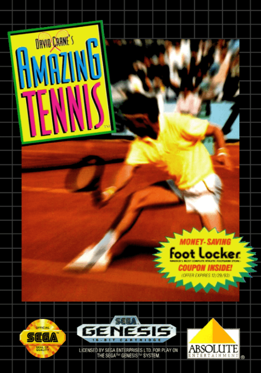 David Crane's Amazing Tennis — обложка