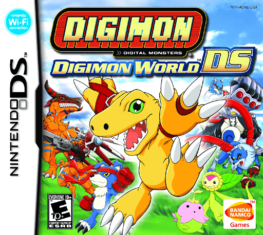 Digimon World DS — обложка