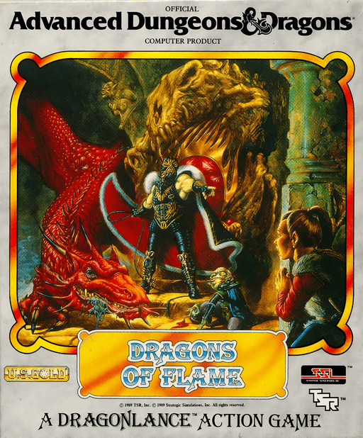 Dragons of Flame — обложка