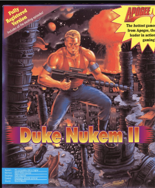 Duke Nukem II — обложка