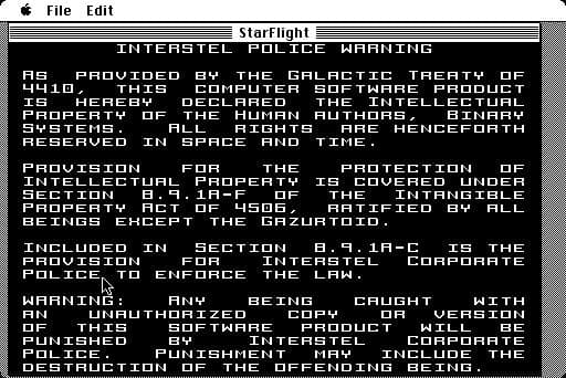 Starflight — обложка