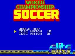 World Championship Soccer — обложка