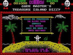 Treasure Island Dizzy — обложка