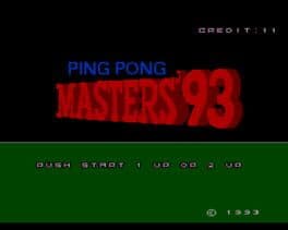 Ping Pong Masters '93 — обложка