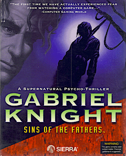 Gabriel Knight: Sins of the Fathers — обложка