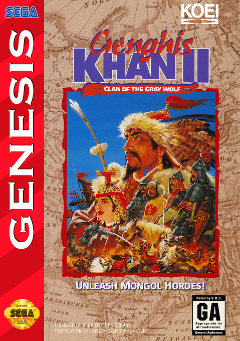 Genghis Khan II: Clan of the Gray Wolf — обложка