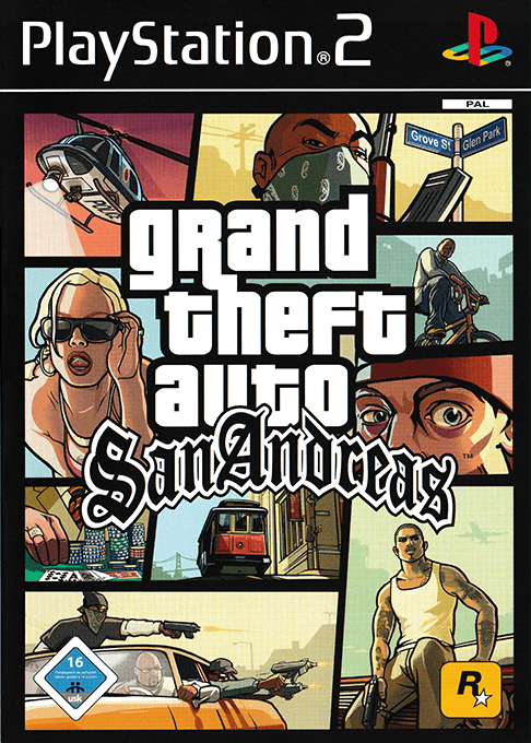 Grand Theft Auto: San Andreas — обложка