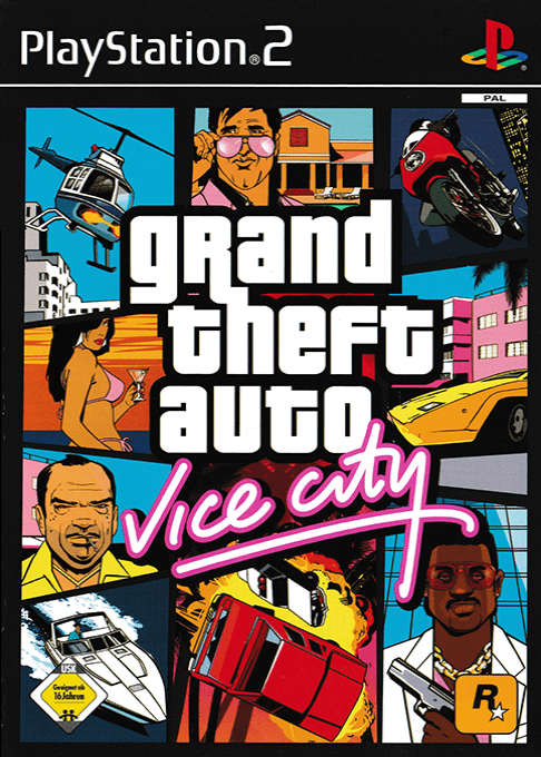 Grand Theft Auto: Vice City — обложка