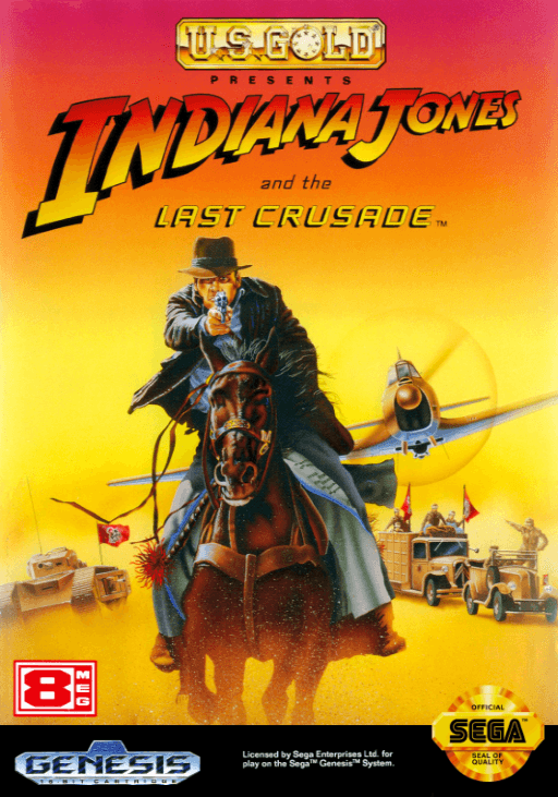 Indiana Jones and the Last Crusade — обложка