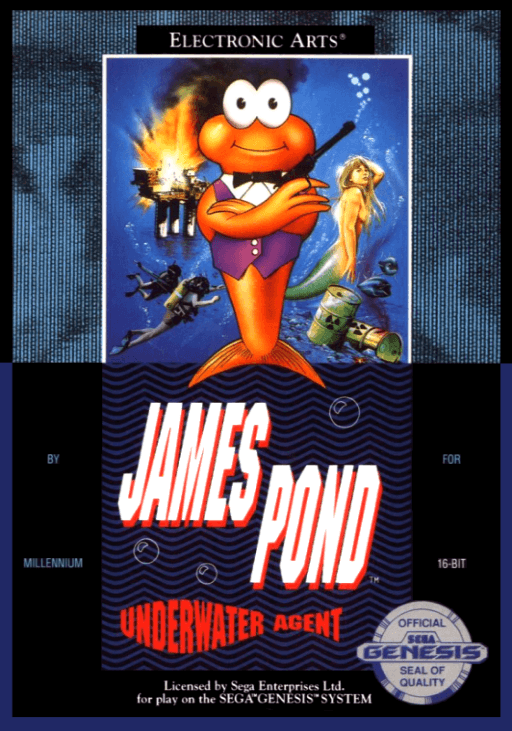 James Pond: Underwater Agent — обложка