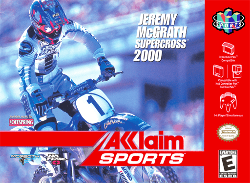 Jeremy McGrath Supercross 2000 — обложка