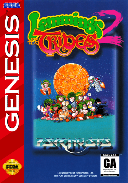 Lemmings 2: The Tribes — обложка