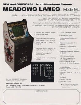 Meadows Lanes — обложка