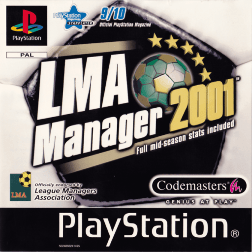 LMA Manager 2001 — обложка