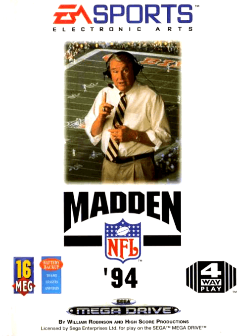 Madden NFL '94 — обложка
