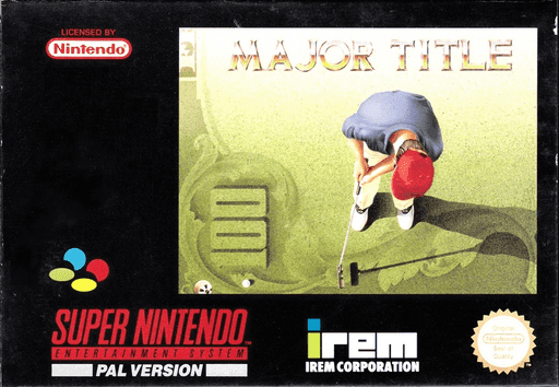 Major Title — обложка