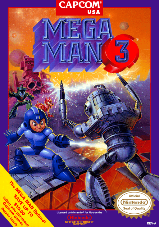 Mega Man 3 — обложка