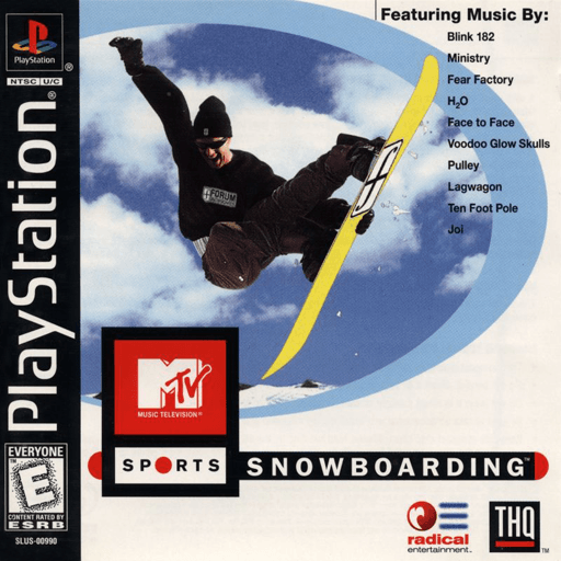 MTV Sports: Snowboarding — обложка