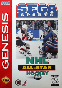 NHL All-Star Hockey '95 — обложка