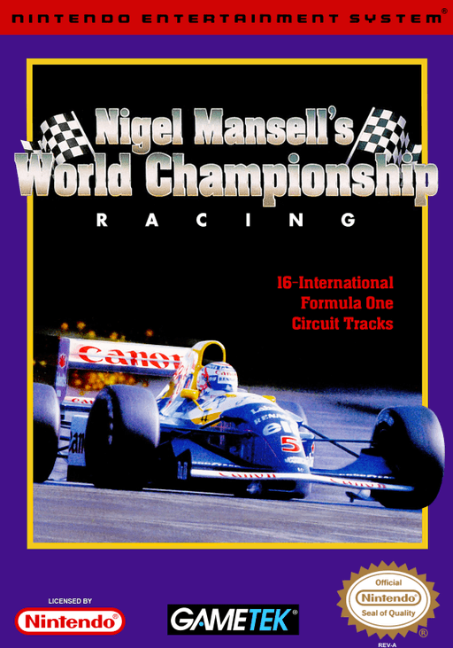 Nigel Mansell's World Championship Racing — обложка