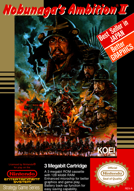 Nobunaga's Ambition II — обложка