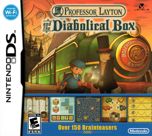 Professor Layton and the Diabolical Box — обложка