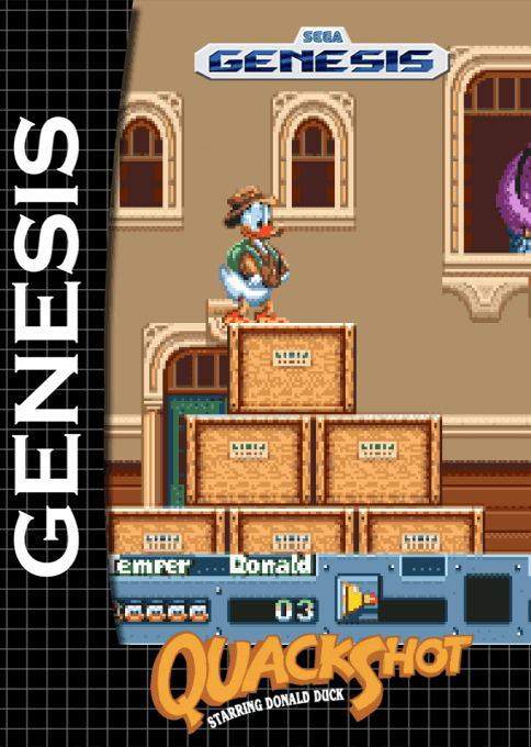 QuackShot Starring Donald Duck — обложка