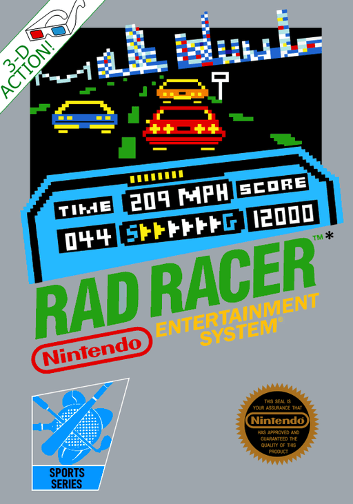 Rad Racer — обложка