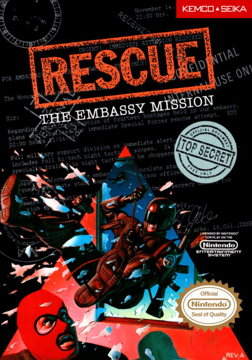 Rescue: The Embassy Mission — обложка
