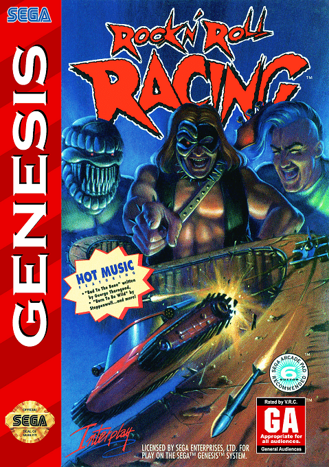 Rock n' Roll Racing — обложка