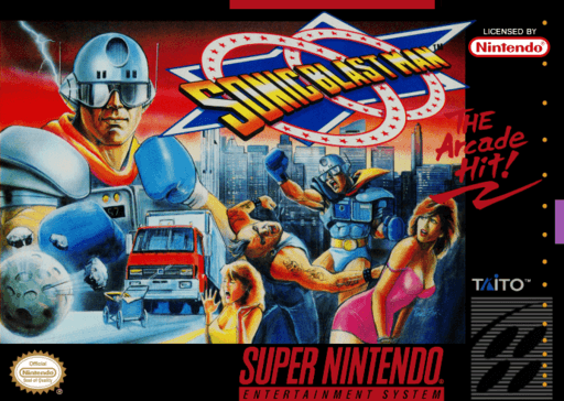 Sonic Blast Man — обложка