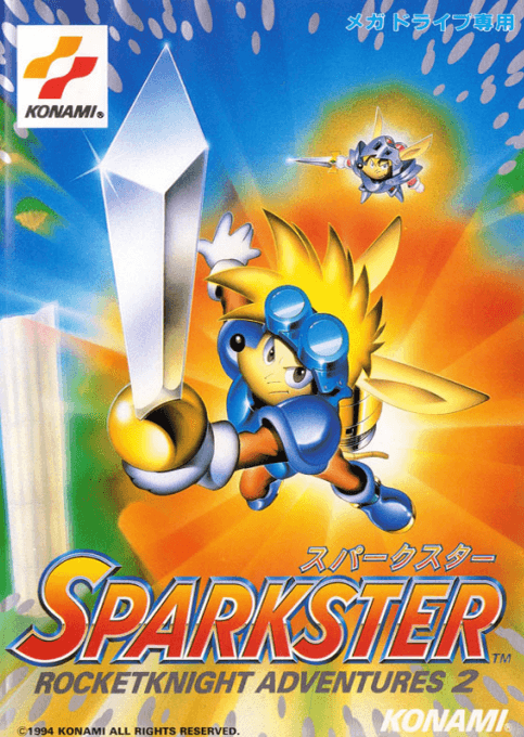 Sparkster: Rocket Knight Adventures 2 — обложка