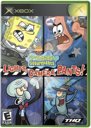 SpongeBob SquarePants: Lights, Camera, Pants! — обложка