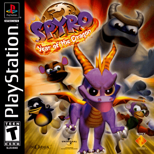 Spyro: Year of the Dragon — обложка
