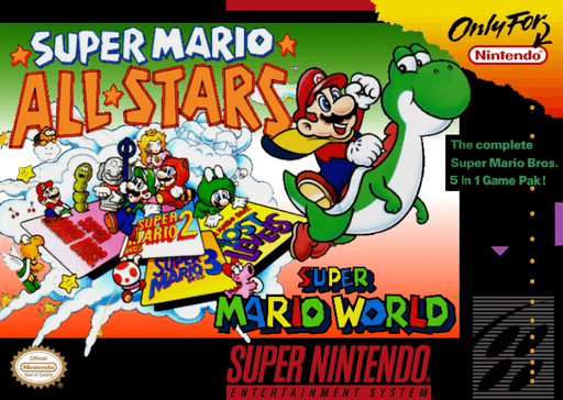 Super Mario All-Stars + Super Mario World — обложка